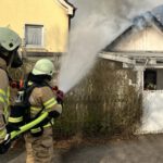 Der Brandeinsatz im Stadtteil Hebborn von Bergisch Gladbach
