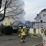 Der Brandeinsatz im Stadtteil Hebborn von Bergisch Gladbach