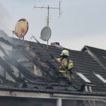 Der Brandeinsatz im Stadtteil Hebborn von Bergisch Gladbach