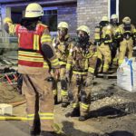Dachstuhlbrand im Stadtteil Kippekausen in Bergisch Gladbach